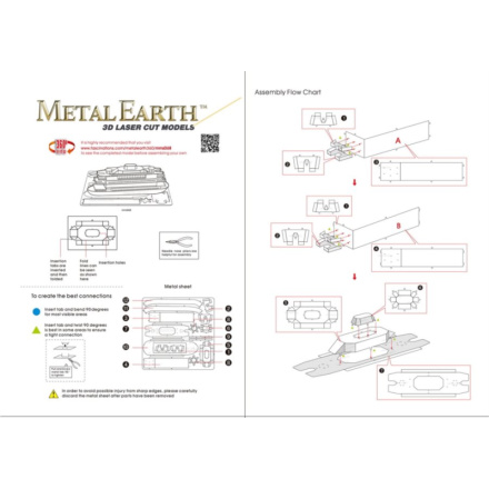 METAL EARTH 3D puzzle Trajekt 9821