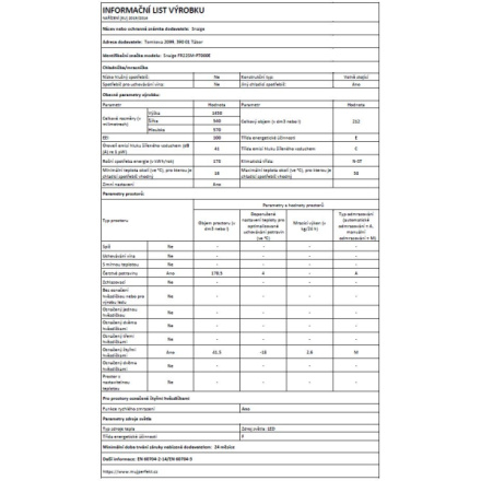 Chladnička komb. Snaige FR22SM-PT000E B2200