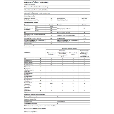 Chladnička komb. Snaige FR31SM-PT000E B2300