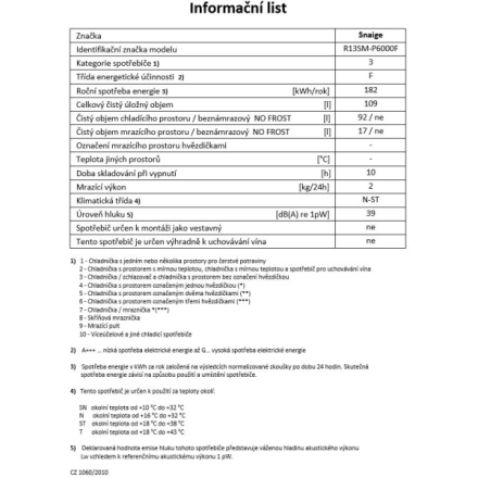 Chladnička s mraz. boxem Snaige R13SM-P6000F D0130