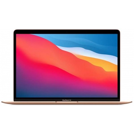 Apple MacBook Air/M1/13,3"/2560x1600/8GB/256GB SSD/M1/Big Sur/Gold/1R, MGND3SL/A