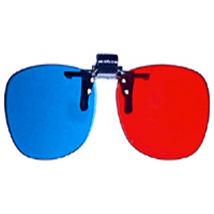 PRIMECOOLER PC-AD3 3D GLASS / 3D BRÝLE (red/blue pro dioptrické brýle), PC-AD33DGLASS
