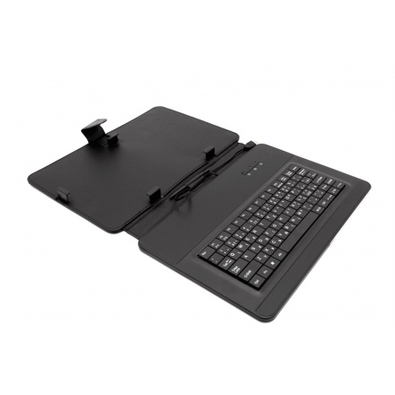 AIREN AiTab Leather Case 4 with USB Keyboard 10" BLACK (CZ/SK/DE/UK/US.. layout), Leather Case 4 10B