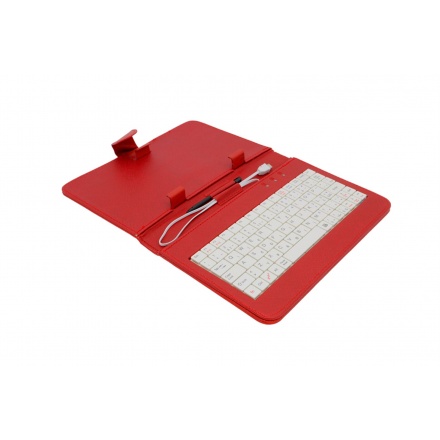 AIREN AiTab Leather Case 1 with USB Keyboard 7" RED (CZ/SK/DE/UK/US.. layout), Leather Case 1 7R