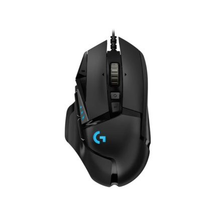 LOGITECH OEM Logitech G502 HERO/Herní/Optická/Pro praváky/25 600 DPI/Drátová USB/Černá, 910-005470