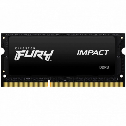 Kingston FURY Impact/SO-DIMM DDR3L/4GB/1866MHz/CL11/1x4GB/Black, KF318LS11IB/4