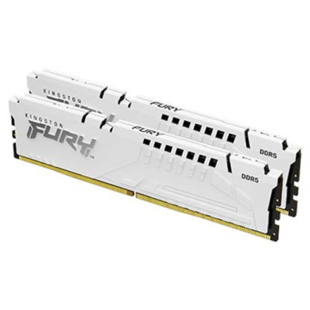 Kingston FURY Beast White/DDR5/64GB/5200MHz/CL40/2x32GB/White, KF552C40BWK2-64