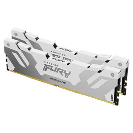 Kingston FURY Renegade/DDR5/32GB/7200MHz/CL38/2x16GB/White, KF572C38RWK2-32