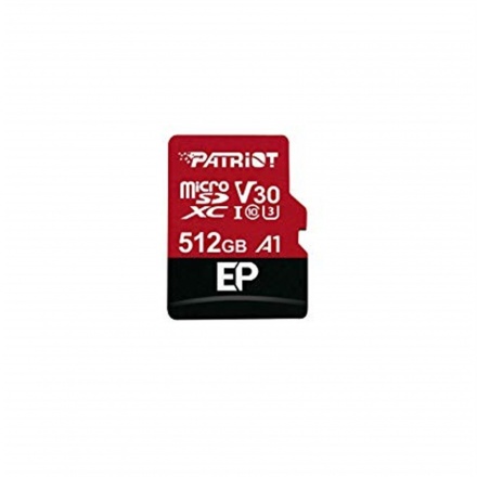 Patriot V30 A1/micro SDXC/512GB/UHS-I U3 / Class 10/+ Adaptér, PEF512GEP31MCX