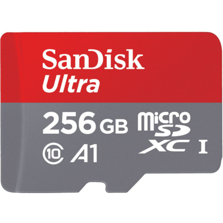SanDisk Ultra/micro SDHC/256GB/UHS-I U1 / Class 10/+ Adaptér, SDSQUAC-256G-GN6MA