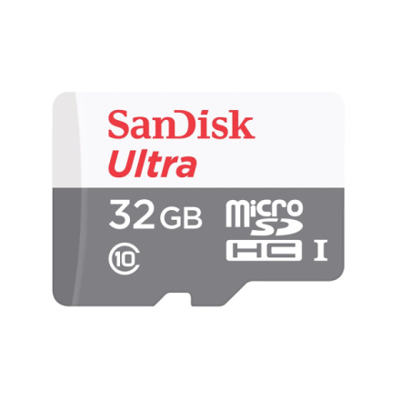 SanDisk Ultra/micro SDHC/32GB/UHS-I U1 / Class 10/+ Adaptér, SDSQUNR-032G-GN3MA