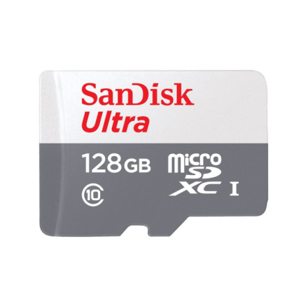 SanDisk Ultra/micro SDXC/128GB/UHS-I U1 / Class 10/+ Adaptér, SDSQUNR-128G-GN3MA