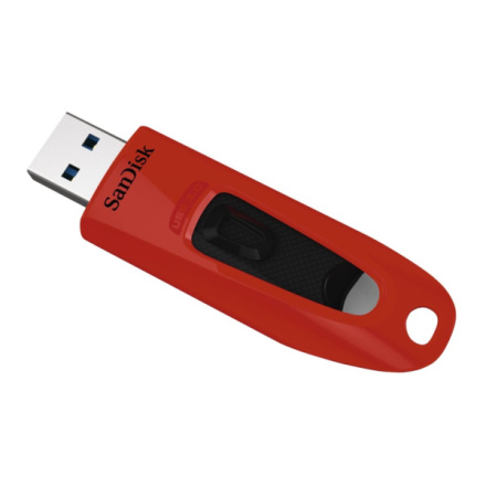 SanDisk Ultra/64GB/USB 3.0/USB-A/Červená, SDCZ48-064G-U46R