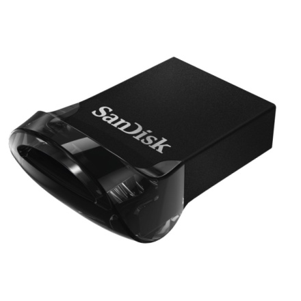 SanDisk Ultra Fit/128GB/USB 3.1/USB-A/Černá, SDCZ430-128G-G46