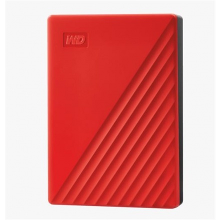 WESTERN DIGITAL WD My Passport/4TB/HDD/Externí/2.5"/Červená/3R, WDBPKJ0040BRD-WESN