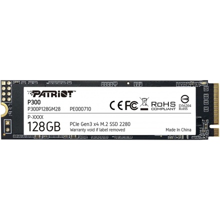 PATRIOT P300/128GB/SSD/M.2 NVMe/5R, P300P128GM28