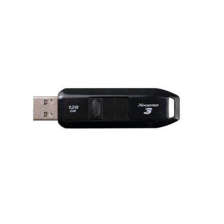 Patriot Xporter 3 Slider/128GB/USB 3.2/USB-A/Černá, PSF128GX3B3U