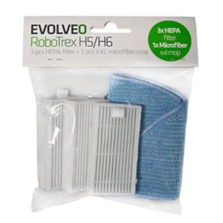 EVOLVEO RoboTrex H5, H6, příslušenství (HEPA filtr, mop z mikrovlákna), RTX-ACP