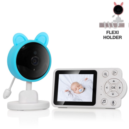 EVOLVEO Baby Monitor N3, dětská video-chůvička, modrá, CAM-3B