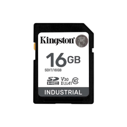 Kingston Industrial/SDHC/16GB/UHS-I U3 / Class 10, SDIT/16GB