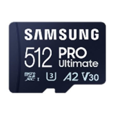 Samsung PRO Ultimate/micro SDXC/512GB/UHS-I U3 / Class 10/+ Adaptér/Modrá, MB-MY512SA/WW