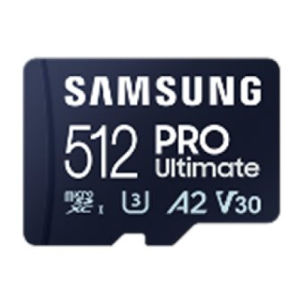 Samsung PRO Ultimate/micro SDXC/512GB/UHS-I U3 / Class 10/+ Adaptér/Modrá, MB-MY512SB/WW