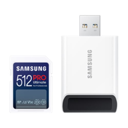 Samsung SDXC PRO ULTIMATE/SDXC/512GB/USB 2.0/Class 10/+ Adaptér, MB-SY512SB/WW