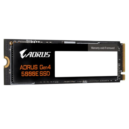 Gigabyte AORUS Gen4 5000E/500GB/SSD/M.2 NVMe/Černá/Heatsink/5R, AG450E500G-G