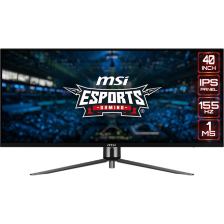 MSI MAG/MAG401QR/40"/IPS/3440x1440/155Hz/1ms/Black/3R, MAG401QR