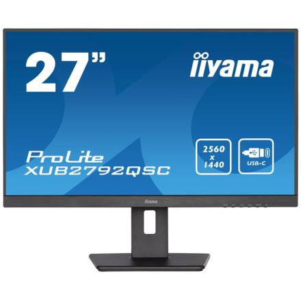 iiyama ProLite/XUB2792QSC-B5/27"/IPS/QHD/75Hz/4ms/Black/3R, XUB2792QSC-B5