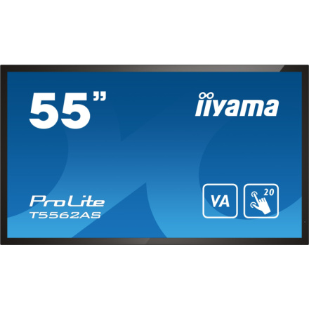 55" iiyama T5562AS-B1: IPS, 4K UHD,Android,24/7, T5562AS-B1