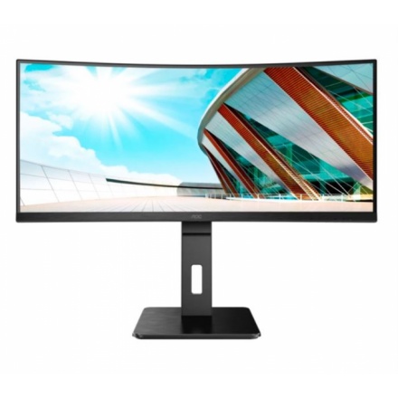 AOC/CU34P2A/34"/VA/3440x1440/100Hz/1ms/Black/3R, CU34P2A