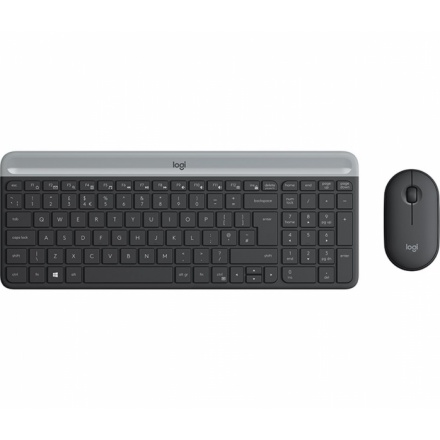 set Logitech slim Wireless MK470 - graphite, US, 920-009204