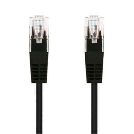 Kabel C-TECH patchcord Cat5e, UTP, černý, 2m, CB-PP5-2BK