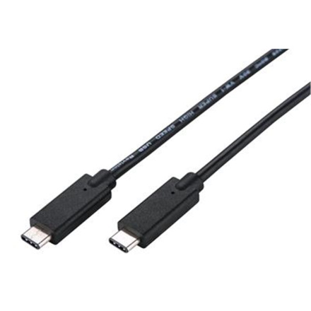 Kabel C-TECH USB 3.2, Type-C (CM/CM), PD 100W, 20Gbps, 1m, černý, CB-USB32-10B