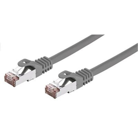 Kabel C-TECH patchcord Cat6, FTP, šedý, 20m, CB-PP6F-20