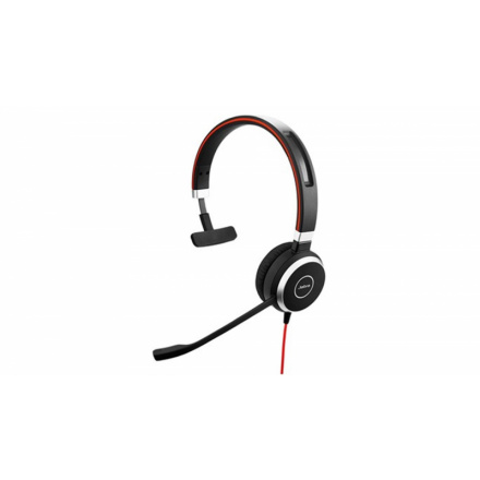 Jabra Evolve 40/Mono/USB-C/Drát/MS/Černá-červená, 6393-823-189