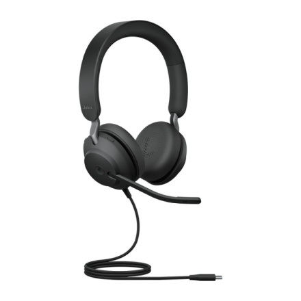 Jabra Evolve2 40 SE/Stereo/USB-C/Drát/MS/Černá, 24189-999-899