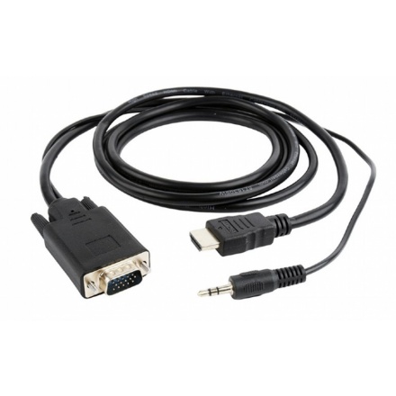 GEMBIRD Redukce HDMI to VGA + audio, 1,8m, A-HDMI-VGA-03-6