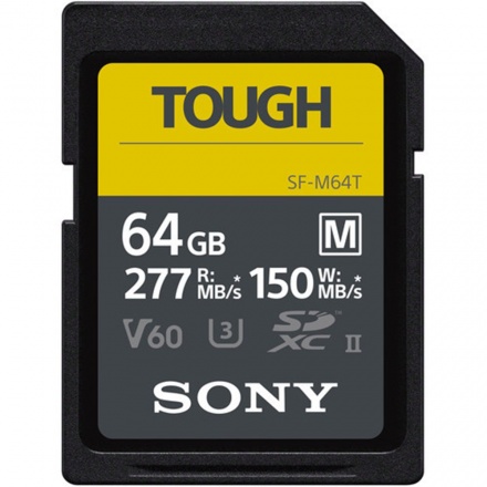 SONY SFM64T/micro SDXC/64GB/277MBps/UHS-II U3 / Class 10, SFM64T.SYM