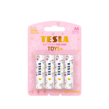 TESLA - baterie AA TOYS GIRL, 4ks, LR06, 11060421