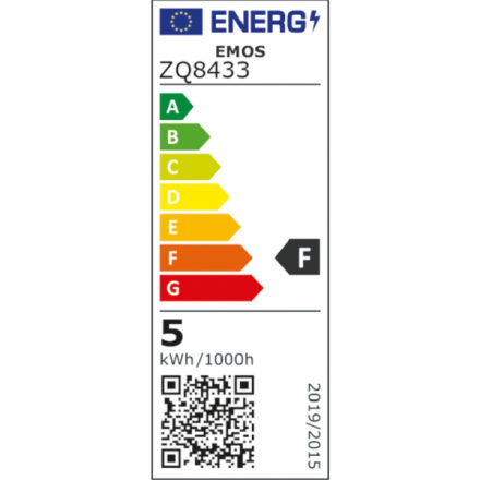 EMOS LED CLS MR16 4,5W(28W) 380lm GU5.3 WW, 1525732200