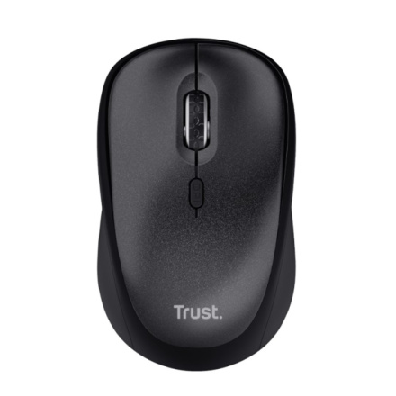 TRUST TM-201/Kancelářská/Optická/1 600 DPI/Bezdrátová USB/Černá, 24706