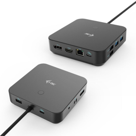 i-tec USB-C HDMI + Dual DP Docking Station, Power Delivery 100W + zdroj 112W, C31TRI4KDPDPRO100