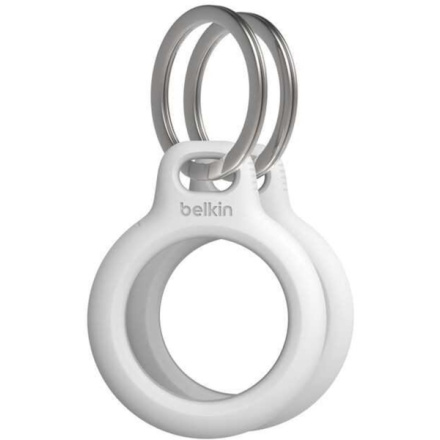 Belkin pouzdro na Airtag s kroužkem 2x černá+bílá, MSC002btH35