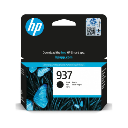 HP 937 ink. náplň černá, 4S6W5NE, 4S6W5NE - originální