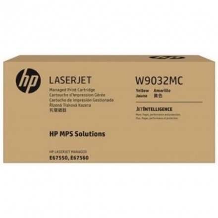 HP Yellow Managed LJ Toner Cartridge, W9032MC, W9032MC - originální