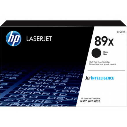 HP 89X Black LaserJet Toner, CF289X, CF289X - originální