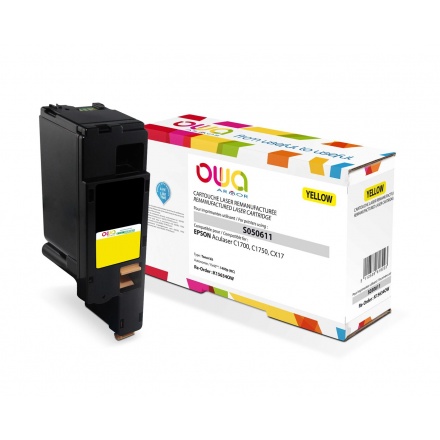 OWA Armor toner kompatibilní s Epson C13S050611, 1400st, žlutá/yellow, K15634OW