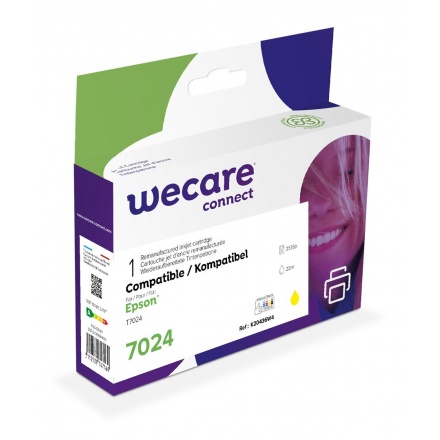 WECARE ARMOR ink kompatibilní s Epson WF4015, T70244010, 22ml, žlutá/yellow, K20436W4